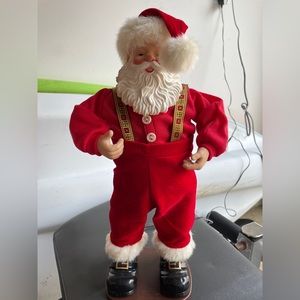 Vintage Dancing Animatronic Dancing Santa TESTED AND WORKS